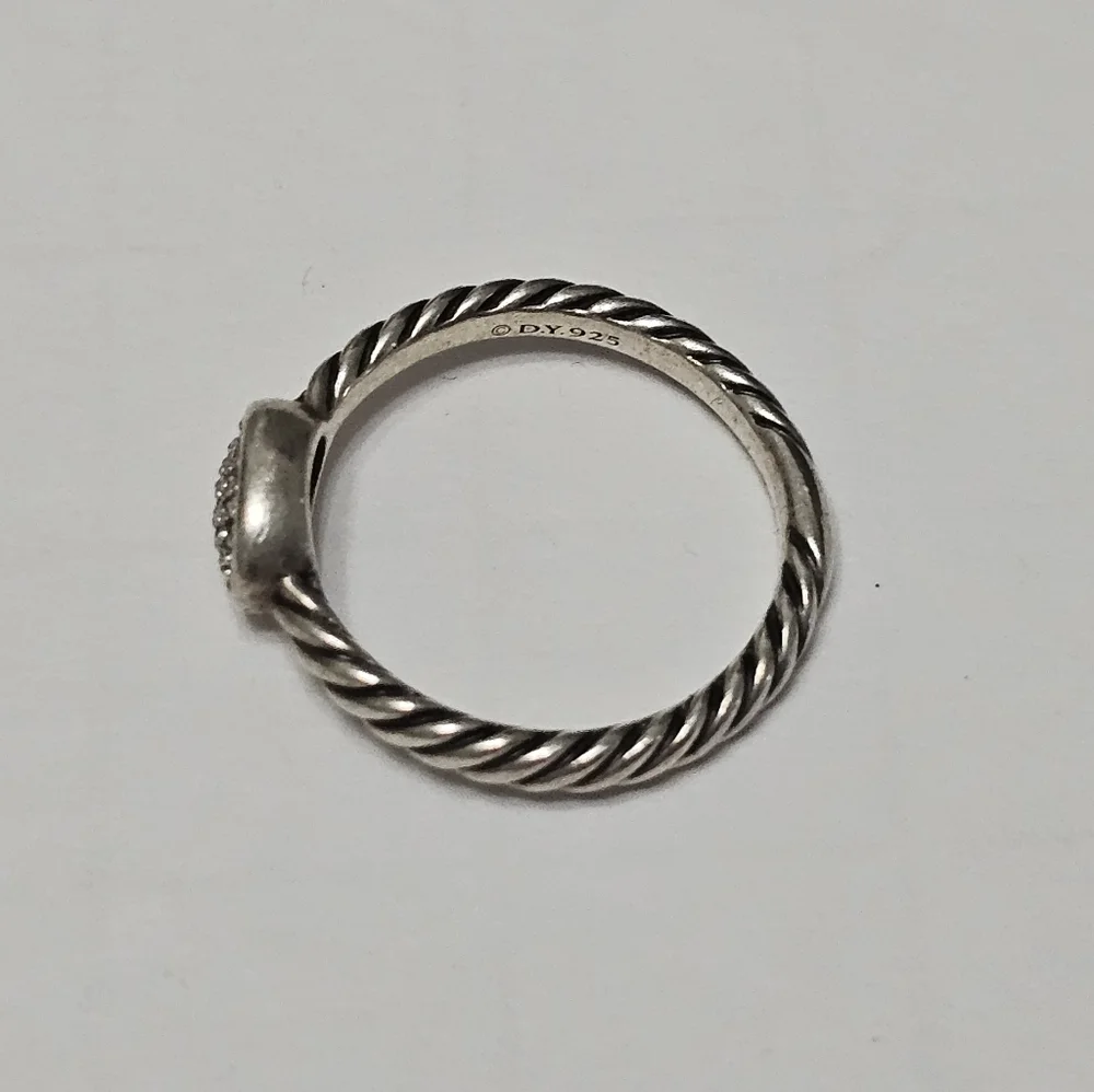 David Yurman Cable Collectible Oval Stack Ring - Picture 5 of 6